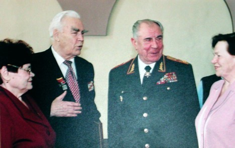 С маршалом Д. Язовым.