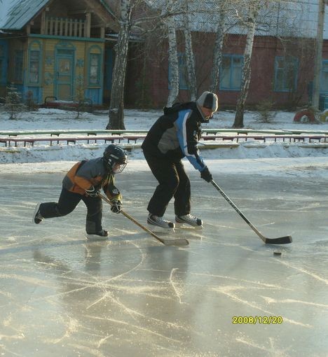 Сибиряки закаляются с детства