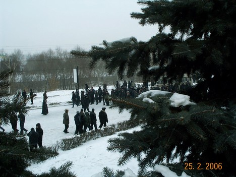 Митинг маршруточников 25.02.06. Последний заградительный рубеж