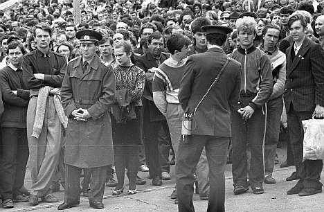 Митинг 1988 года на Динамо. Милиция