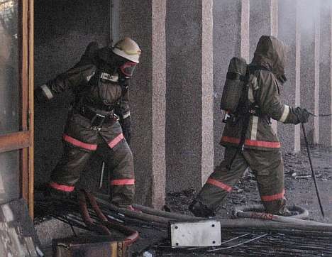 Пожар в РЦСО. Без жертв