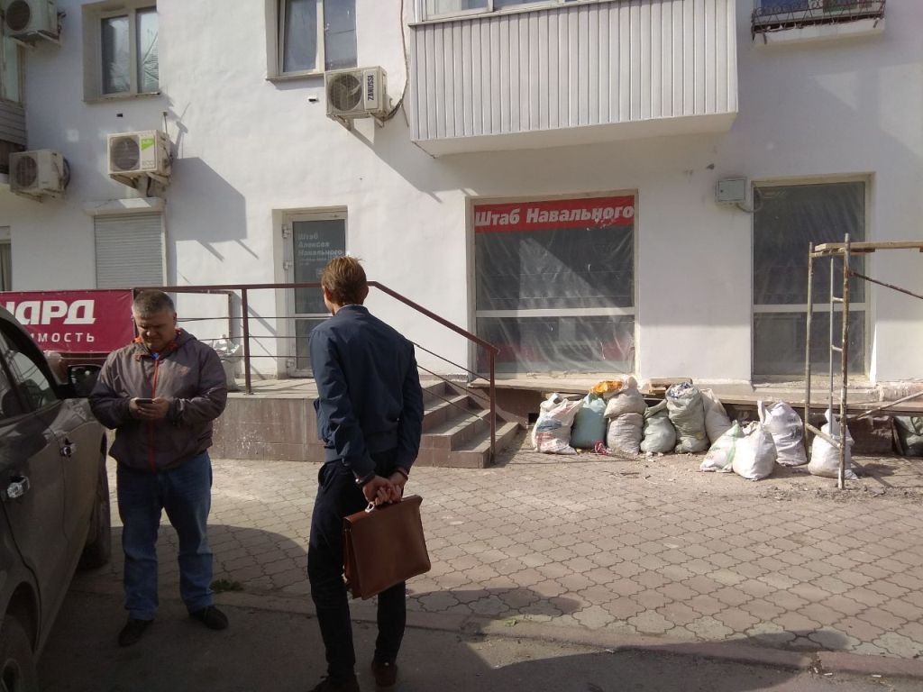 Обыск в штабе Навального в Омске