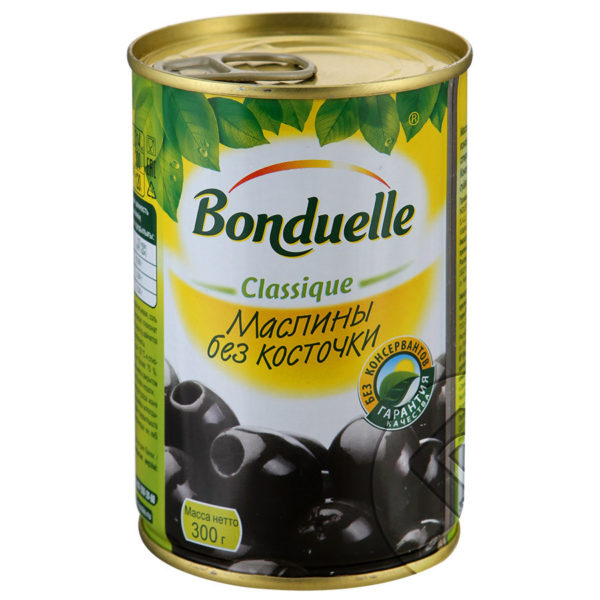 маслины Bonduelle без косточки